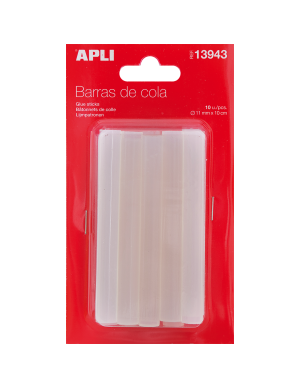 Pte. 10 barras de cola 11 mm APLI 13943