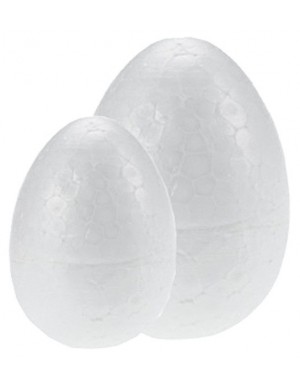 Pack 3 huevos poliespan 9 cm