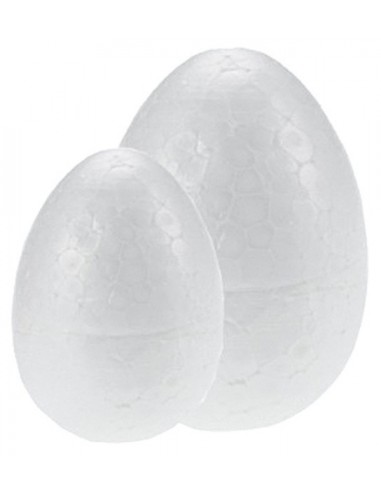 Pack 3 huevos poliespan 9 cm