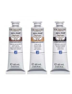 Tubo 60 ml tinta grabado charbonnel negra 55981