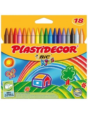C/ 18 CERAS CERAS  PLASTIDECOR BIC