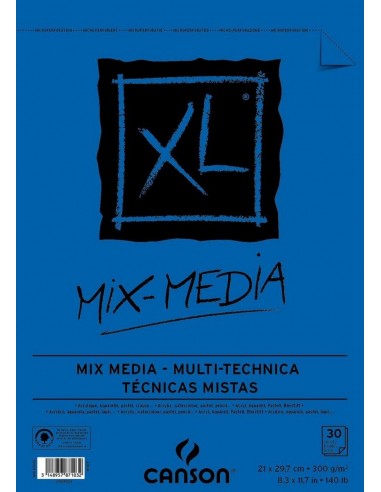 Block A-4 XL mix media canson 300 gr.