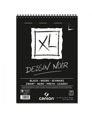Album espiral  negro A-4 xl  40 h. 150 gr. de guarro