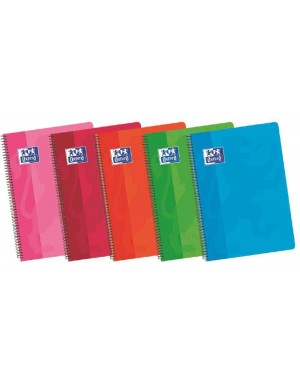 Cuaderno espiral OXFORD A-5 tapa cartón