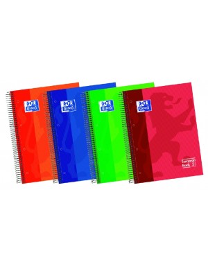 Cuaderno Oxford  A4 + cuadricula European 5 tapa extradura