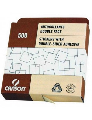 Caja 500 adhesivos para fotografia canson