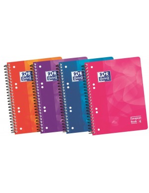 Cuaderno A-5 +  cuadricula Oxford EUROPEAN 4 tapa plástico