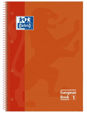 Cuaderno espiral microperforada oxford tapa extradura folio cuadricula
