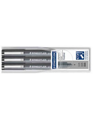 Estuche 3 rotuladores calibrados Staedtler 308