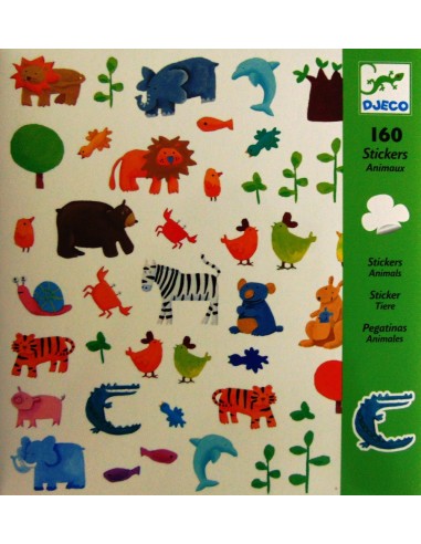 Pegatinas Animales (160 unidades)