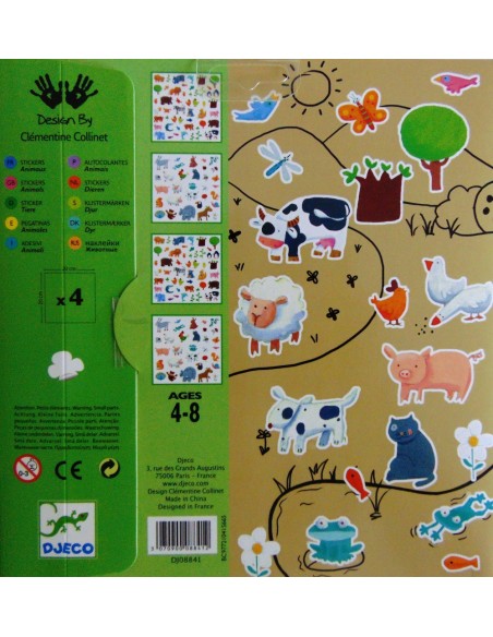 Pegatinas Animales (160 unidades)