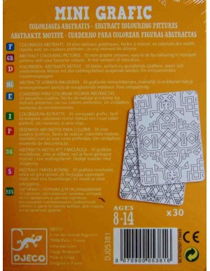 Mini-grafic cuaderno para colorear figuras abstractas 2