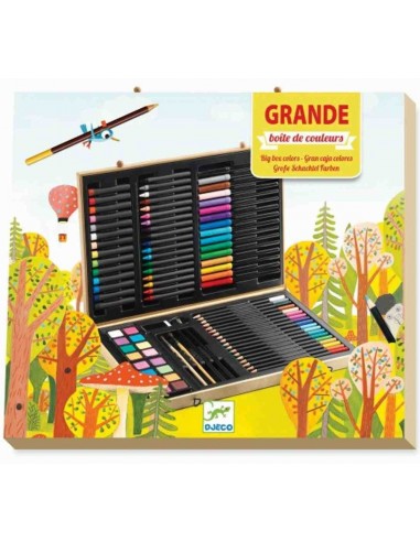 Caja de colores grande 88 piezas