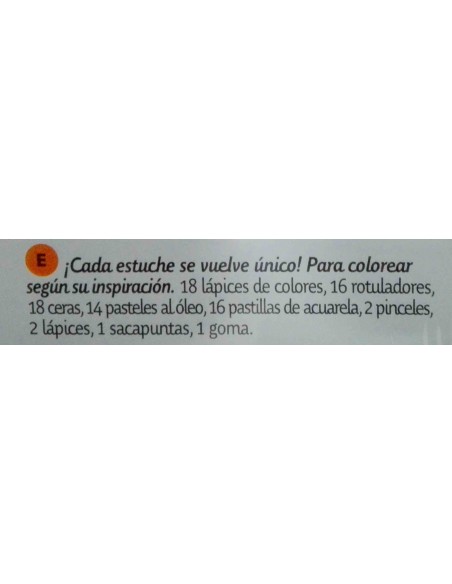 Caja de colores grande 88 piezas