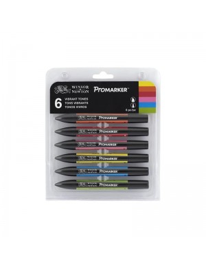Blister 6 rotuladores Brushmarker Tonos medios