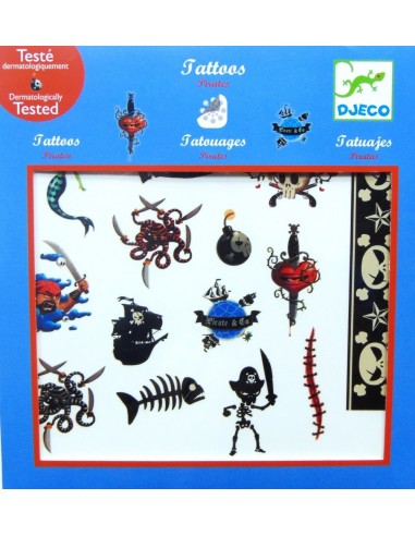 Tatuajes piratas Djeco