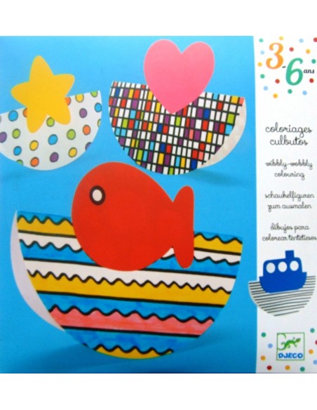 Dibujos para colorear tentetiesos. Djeco