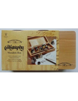 Caja de madera de Caligrafía Winsor & Newton