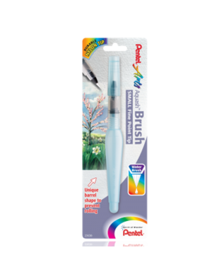 Pincel con depósito Pentel. Punta fina
