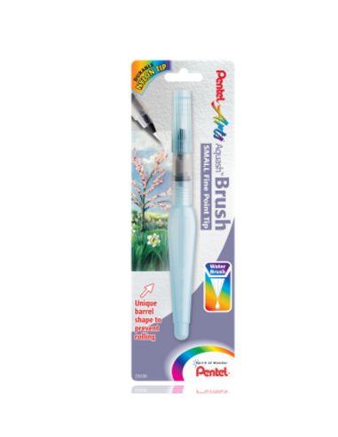 Pincel con depósito Pentel. Punta fina