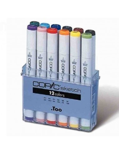 SET BASICO 12 ROTULADORES COPIC SKETCH