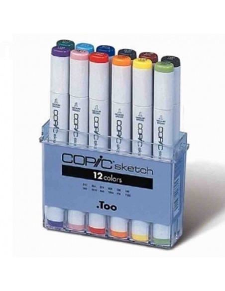 SET BASICO 12 ROTULADORES COPIC SKETCH