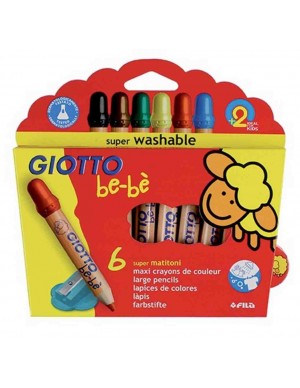 Estuche 6 lápices Gioto be-be