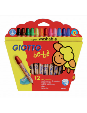Estuche 12  lápices Gioto be-be