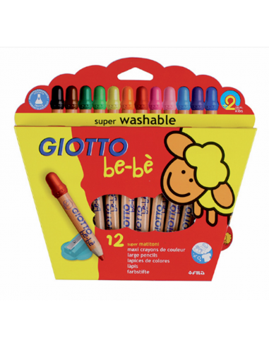 Estuche 12  lápices Gioto be-be