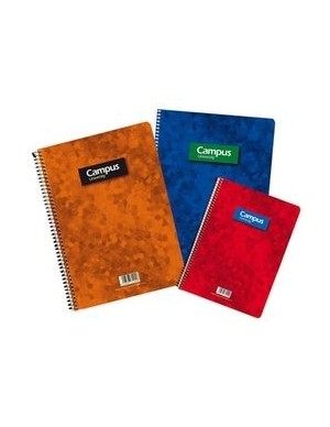 Libreta A-4 espiral cuadricula 4x4 Campus