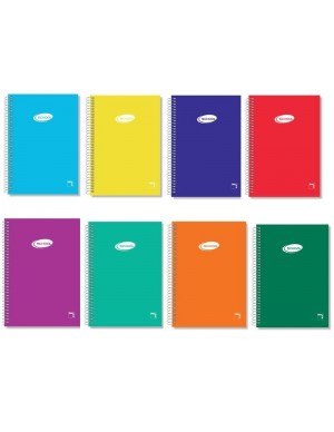 Libreta 1/16  espiral lateral cuadricula 4x4  Pacsa