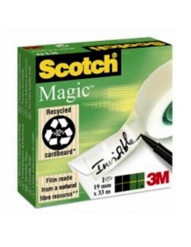Cinta adhesiva invisible Scotch magic 33x19