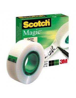Cinta adhesiva invisible Scotch magic 33x19 2
