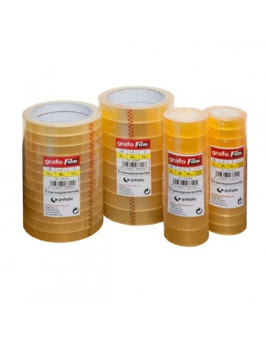 Cinta adhesiva grafoplas transparente 33x19 mm