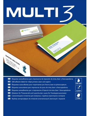 C/ 100 hojas etiquetas impresora APLI