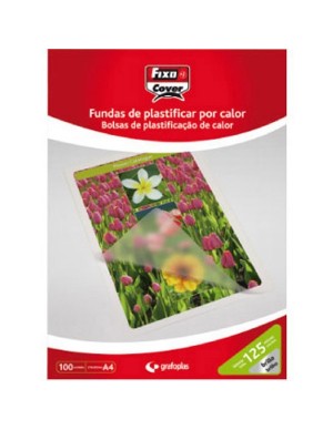 C/ 100 fundas plastificar A-4 125 micras