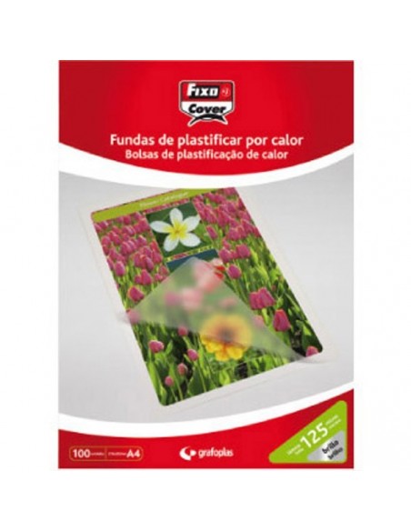 C/ 100 fundas plastificar A-4 125 micras