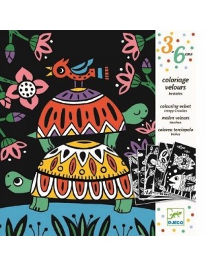 Colorear terciopelo bichos Djeco
