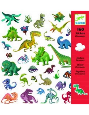 Pegatinas Dinosaurios (160 unidades) Djeco