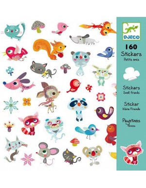 Pegatinas Amiguitos (160 unidades) Djeco