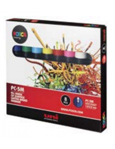 C/ 8 Rotuladores POSCA PC-5M