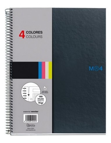 Libreta A-4 note-book 160h grafito