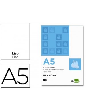 Bloc notas A-5 liso