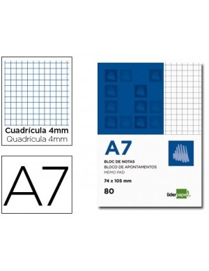 Bloc notas A-7 liso