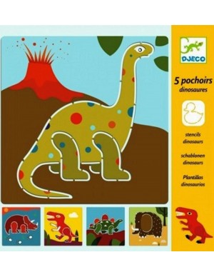 Plantillas dinosaurios Djeco