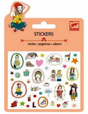Stickers (pegatinas) fashion Djeco