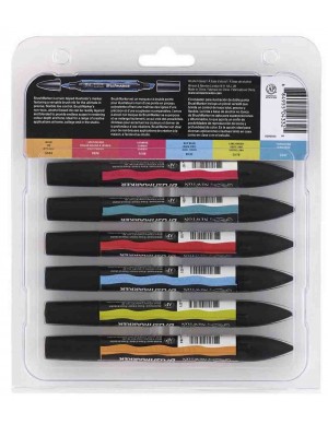 Blister 6 rotuladores Promarker tonos medios 2