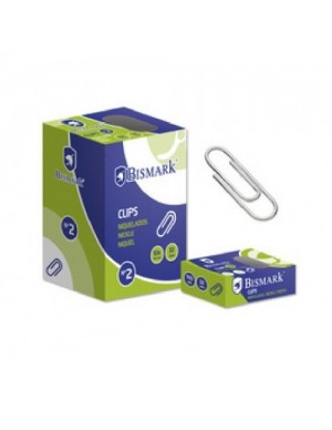 C/ 100 clips niquelados Nº2-33 mm