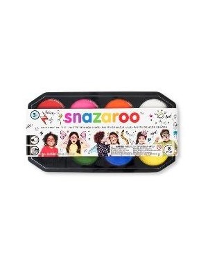 Paleta 8 colores 18 ml de maquillaje Snazaroo