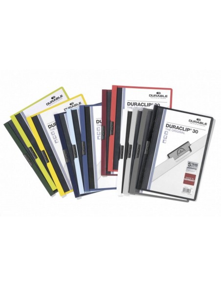 Carpeta dossier pinza lateral DURACLIP 2200 30 hojas